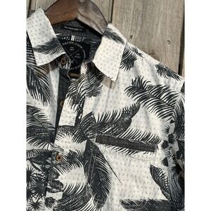 Native Code Tropical Print Cotton Short Sleeve Hawaiian Shirt – Men's Medium